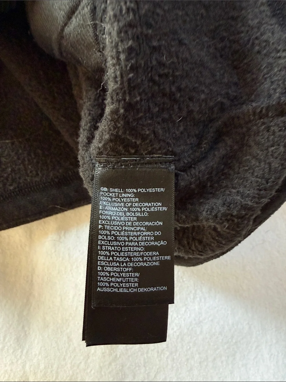 The North Face warm fleece